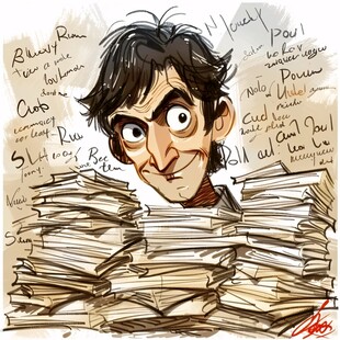 老司机漫画角色罗格星际商人头像